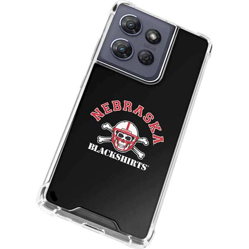 University of Nebraska Blackshirts Moto G Play 5G (2025) Clear Case